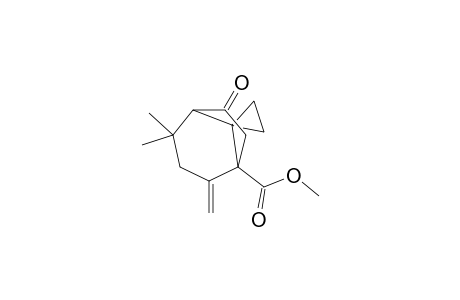 Methyl 4',4'-dimethyl-2'-methylene-6'-oxospiro[cyclopropane-1,8'-bicyclo[3.2.1]octane]-1'-carboxylate