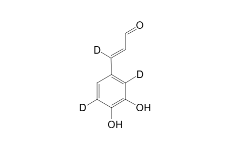 p-[2,5,7-Tri-deuterio]-caffealdehyde