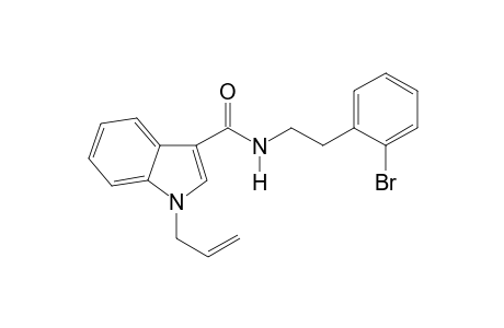 N-[2-(2-Bromophenyl)ethyl]-1-(prop-2-en-1-yl)-1H-indole-3-carboxamide
