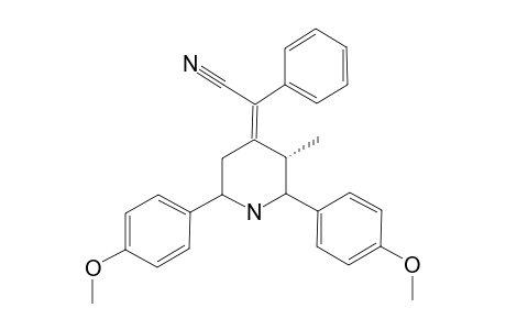 (E)-[T(3)-METHYL-R(2),C(6)-BIS-(PARA-METHOXYPHENYL)-PIPERIDIN-4-YLIDENE]-(PHENYL)-ACETONITRILE;MAJOR