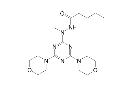 N'-(4,6-dimorpholin-4-yl-1,3,5-triazin-2-yl)-N'-methyl-pentanehydrazide