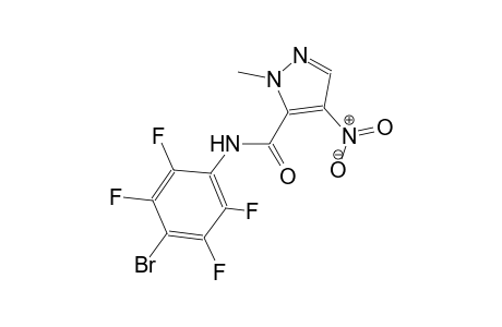 N-(4-bromo-2,3,5,6-tetrafluorophenyl)-1-methyl-4-nitro-1H-pyrazole-5-carboxamide