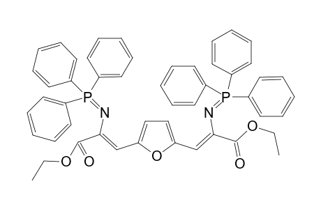 (Z)-3-[5-[(Z)-3-ethoxy-3-keto-2-(triphenylphosphoranylideneamino)prop-1-enyl]-2-furyl]-2-(triphenylphosphoranylideneamino)acrylic acid ethyl ester