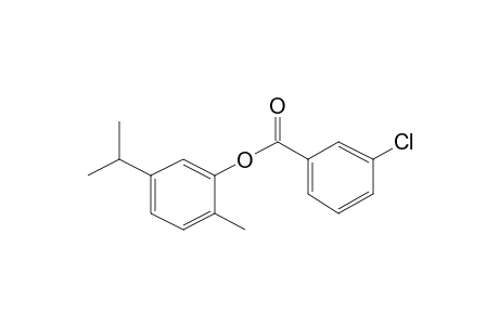 5-Isopropyl-2-methylphenyl 3-chlorobenzoate