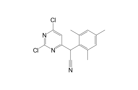 2-(2,6-Dichloropyrimidin-4-yl)(mesityl)acetonitrile