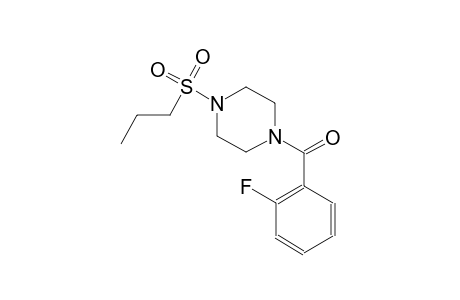 piperazine, 1-(2-fluorobenzoyl)-4-(propylsulfonyl)-