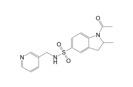 1-acetyl-2-methyl-N-(3-pyridinylmethyl)-5-indolinesulfonamide