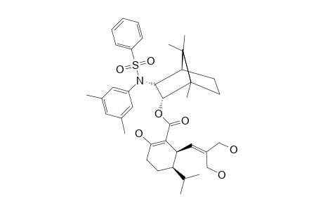 10N;(1R,2R,3S,4S)-(3-[N-BENZENESULFONYL-N-(3,5-DIMETHYLPHENYL)-AMINO]-2-BORNYL)-(1R,5S,6S)-6-(3-HYDROXY-2-HYDROXYMETHYL-PROP-1-EN-1-YL)-HYDROXY-5-ISOPROPYL-CYC