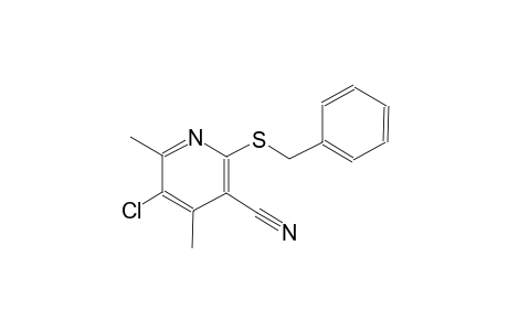 2-Benzylsulfanyl-5-chloro-4,6-dimethyl-nicotinonitrile