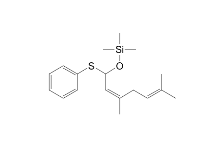 Silane, [[2,5-dimethyl-1-[(phenylthio)methyl]-1,4-hexadienyl]oxy]trimethyl-, (E)-