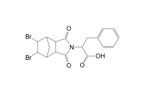 2-(5,6-dibromo-1,3-dioxohexahydro-1H-4,7-methanoisoindol-2(3H)-yl)-3-phenylpropanoic acid