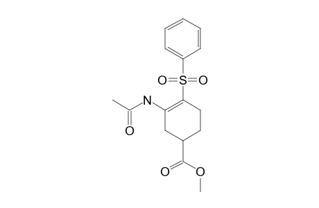 METHYL-3-ACETAMIDO-4-PHENYLSULFONYLCYCLOXEX-3-ENECARBOXYLATE