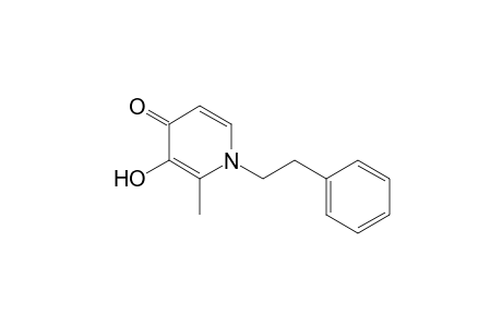 3-Hydroxy-2-methyl-1-phenethyl-4-pyridone