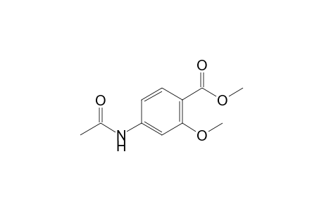4-acetamido-o-anisic acid, methyl ester