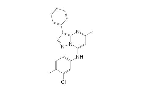 N-(3-chloro-4-methylphenyl)-5-methyl-3-phenylpyrazolo[1,5-a]pyrimidin-7-amine