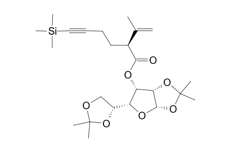 (1,2;5,6-DI-O-ISOPROPYLIDENE-ALPHA-D-GULOFURANOS-3-O-YL)-2-ISOPROPENYL-6-TRIMETHYLSILYL-5-HEXYNOATE