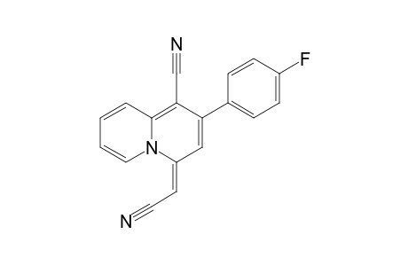 [1-Cyano-2-(4-fluorophenyl)quinolizin-4-ylidene]acetonitrile