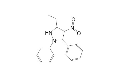 3-Ethyl-4-nitro-1,5-diphenylpyrazolidine