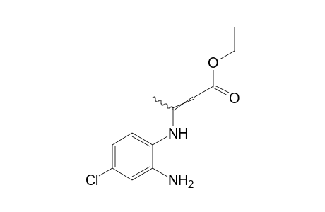 3-(2-AMINO-4-CHLOROANILINO)CROTONIC ACID, ETHYL ESTER