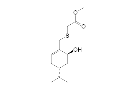 Methyl 4-(4-isopropyl-6-hydroxycyclohex-1-en-1-yl)-3-thiabutanoate