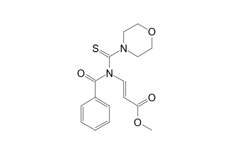(E)-METHYL-3-[BENZOYL-(MORPHOLIN-4-YLCARBOTHIOYL)-AMINO]-2-PROPENOATE