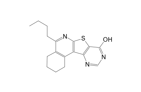 pyrimido[4',5':4,5]thieno[2,3-c]isoquinolin-8-ol, 5-butyl-1,2,3,4-tetrahydro-