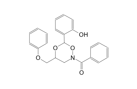 phenol, 2-[2-benzoyldihydro-4-(phenoxymethyl)-2H-1,5,2-dioxazin-6-yl]-
