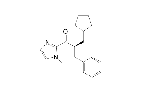 (2S)-2-Benzyl-3-cyclopentyl-1-(1-methyl-1H-imidazol-2-yl)propan-1-one