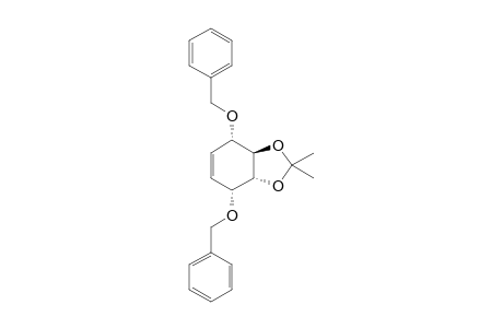(-)-(1S,2R,3R,4R)-1,4-Di-O-Bebzyl-2,3-O-isopropylidenecyclohex-5-ene-1,2,3,4-tetraol