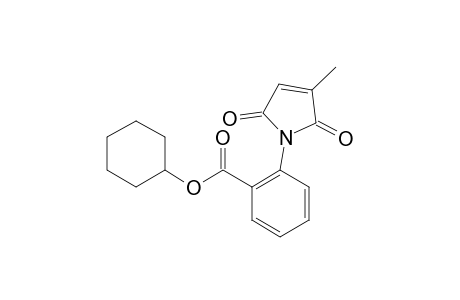 CYCLOHEXYL-2-(3-METHYL-2,5-DIHYDRO-2,5-DIOXO-1H-PYRROL-1-YL)-BENZOATE
