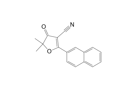5,5-Dimethyl-2-(2-naphthyl)-4-oxo-4,5-dihydro-3-furancarbonitrile