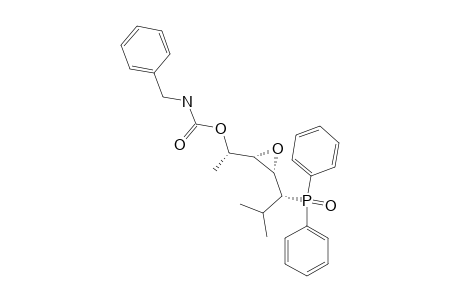 (2R,3R,4R,5S)-2-[(N-BENZYLCARBAMOYL)-OXY]-5-DIPHENYLPHOSPHINOYL-3,4-EPOXY-6-METHYLHEPTANE