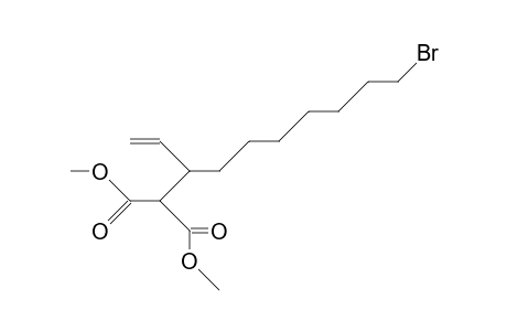 10-Bromo-3-vinyl-2-carbomethoxy-decanoic acid, methyl ester