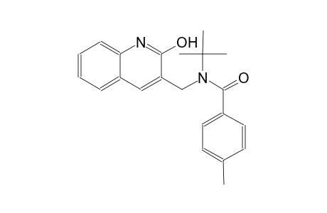 N-(tert-butyl)-N-[(2-hydroxy-3-quinolinyl)methyl]-4-methylbenzamide