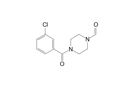 1-Piperazinecarboxaldehyde, 4-(3-chlorobenzoyl)-