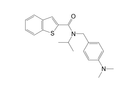 N-[p-(dimethylamino)benzyl]-N-isopropylbenzo[b]thiophene-2-carboxamide