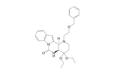 12-(2-Benzyloxyethyl)-9,9-diethyl-7-oxo-7,8,8a,9,10,11,12,12a-octahydropyrido[2',3':5,6]pyrimidino[3,4-a]indole