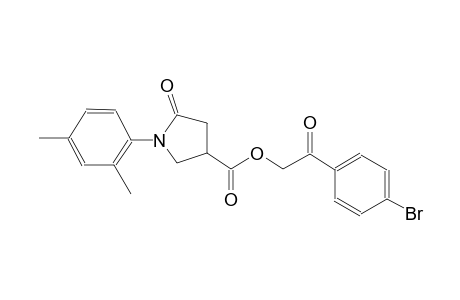 3-pyrrolidinecarboxylic acid, 1-(2,4-dimethylphenyl)-5-oxo-, 2-(4-bromophenyl)-2-oxoethyl ester