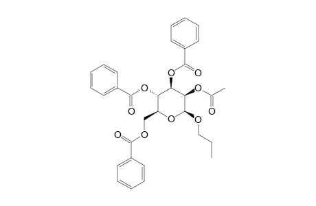 PROPYL-2-O-ACETYL-3,4,6-TRI-O-BENZOYL-BETA-D-MANNOPYRANOSIDE