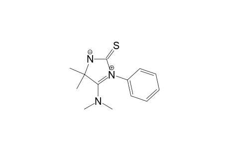 1H-Imidazolium, 4-(dimethylamino)-2,5-dihydro-5,5-dimethyl-3-phenyl-2-thioxo-, hydroxide, inner salt