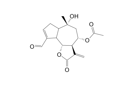 .delta.-3(4)-8.alpha.-O-acetyl-15-oxoflabellin