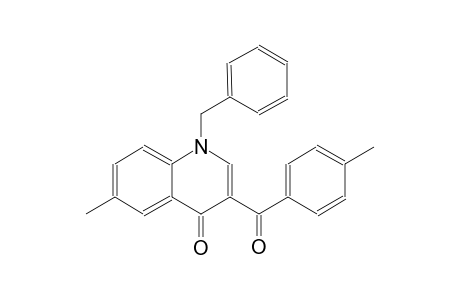 4(1H)-quinolinone, 6-methyl-3-(4-methylbenzoyl)-1-(phenylmethyl)-
