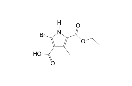 2-bromo-5-(ethoxycarbonyl)-4-methyl-1H-pyrrole-3-carboxylic acid