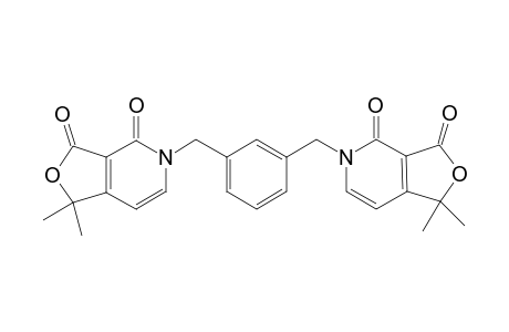 1,1-Dimethyl-5-(3-(1,1-dimethyl-3,4-dioxofuro[3,4-c]pyridin-5(1H,3H,4H)-yl)methyl)benzyl)-1,1-dimethylfuro[3,4-c]pyridine-3,4(1H,5H)-dione