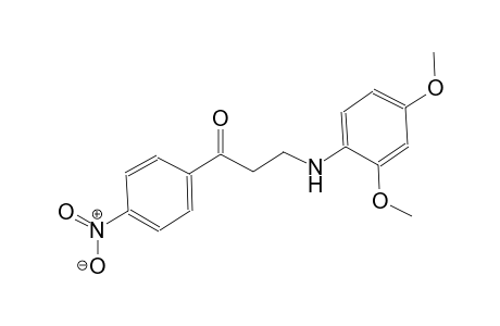 1-propanone, 3-[(2,4-dimethoxyphenyl)amino]-1-(4-nitrophenyl)-