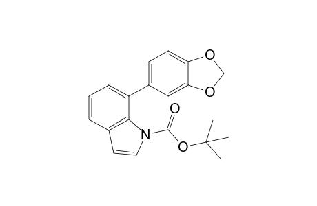 7-(1,3-benzodioxol-5-yl)-1-indolecarboxylic acid tert-butyl ester