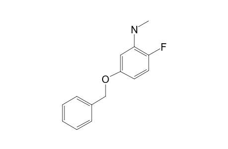 5-Benzyloxy-2-fluoroaniline, N-methyl-