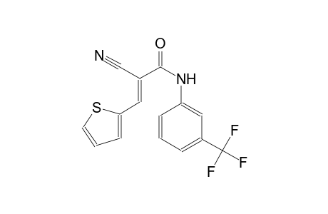 (2E)-2-cyano-3-(2-thienyl)-N-[3-(trifluoromethyl)phenyl]-2-propenamide