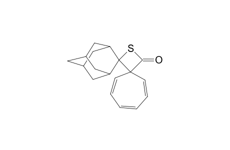 Dispiro[2,4,6-cycloheptatriene-1,3'-thietane-2',2''-tricyclo[3.3.1.13 ,7]decan]-4'-one
