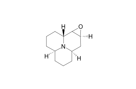 (3a.alpha.,6a.beta.,7a.alpha.,8a.alpha.,8b.beta.)-(+-)-Dodecahydrooxireno[a]pyrido[2,1,6-de]quinoziline